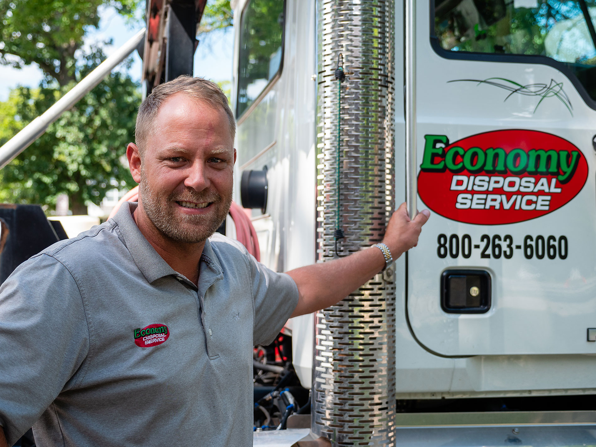 Photo of Ron Tazelaar, Owner of Economy Disposal Service